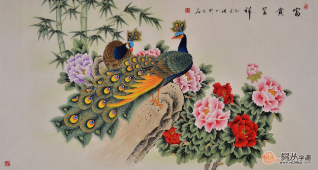 BSports官网寝室粉饰挂画甚么好常被挂在伉俪寝室的花鸟画分享(图3)